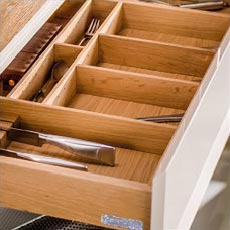Cucine Sparaco - portaposate in legno