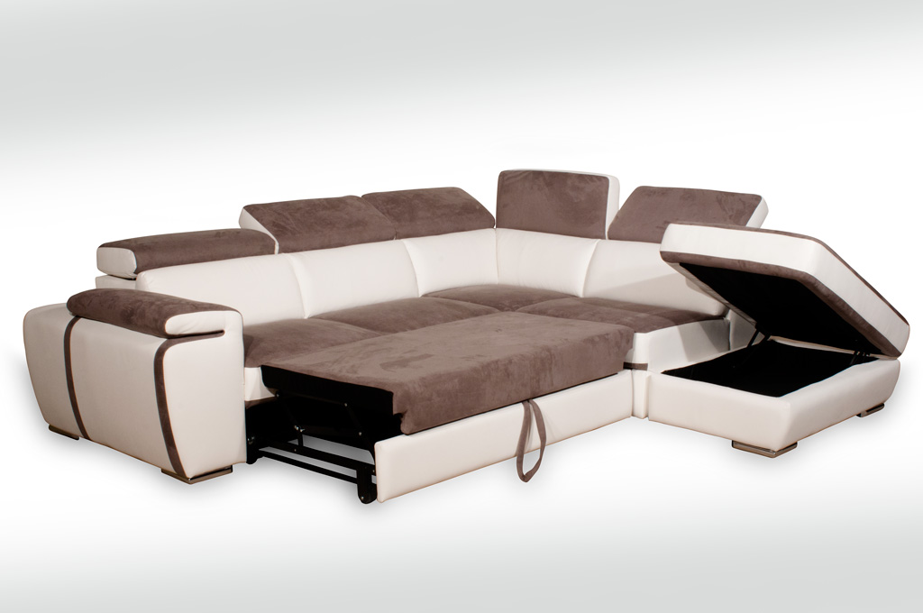 Pyrus divani moderni mobili sparaco for Divani letto pelle