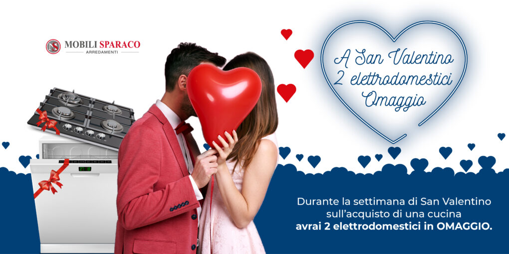 2 elettrodomestici omaggio a San Valentino