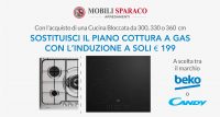 Sostituisci il piano cottura a gas con l'induzione