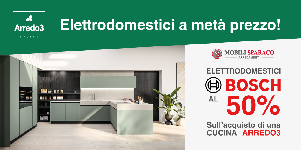 Elettrodomestci bosch al 50%