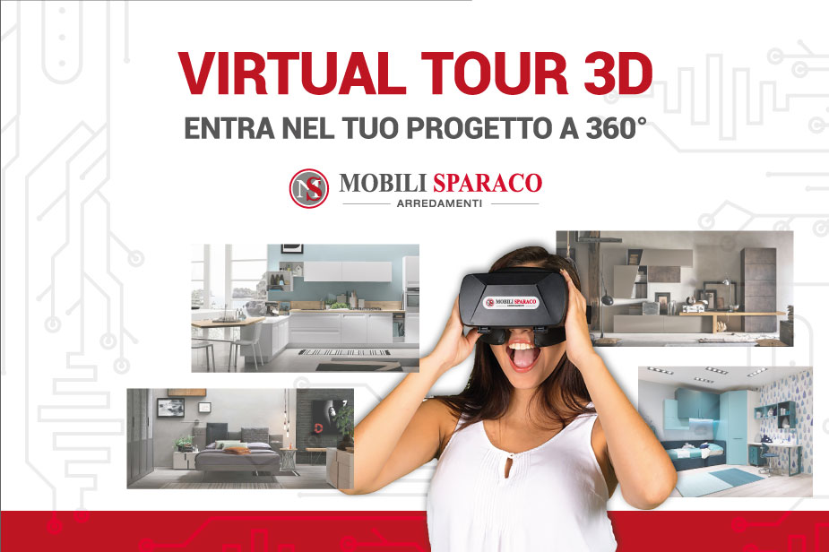 virtual tour per arredamento da Mobili Sparaco