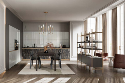 Cucine moderne Glass